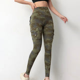 VogueWay Women's Casual Camouflage Yoga Pants